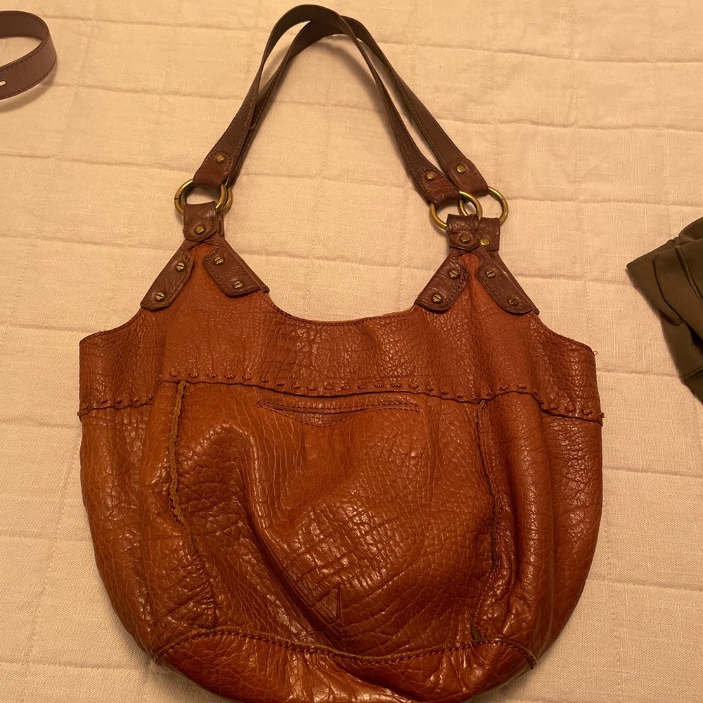 SAKS brown purse